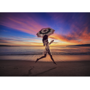 Sieviešu lietussargs Knirps T200 Horizon Rose