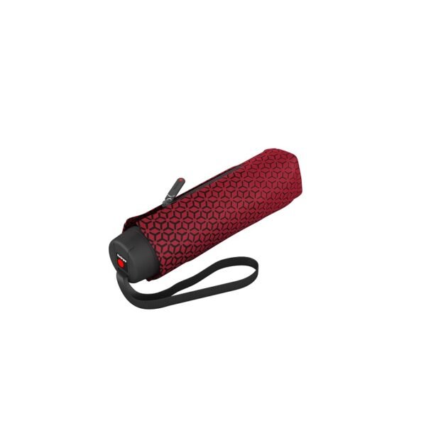 Sieviešu Lietussargs Focus RED ecorepel, tikai 19 cm garš
