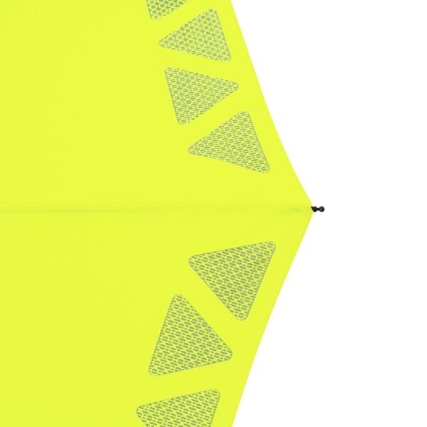 Automātiskais drošības lietussargs Doppler Safety Magic Triangle ar atstarojošiem elementiem un kompaktu dizainu.