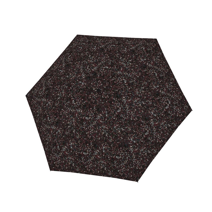 Lietussargs Doppler Fiber Havanna Mini Spotlight Black - kompakts lietussargs - Image 2